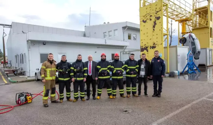 Bursa’dan Filistin’e İtfaiye Eğitimi