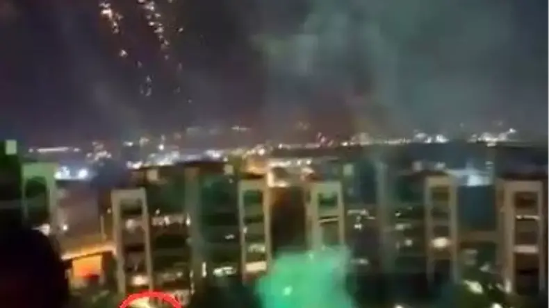 Bursa’da Yılbaşı Kutlamasında Yangın