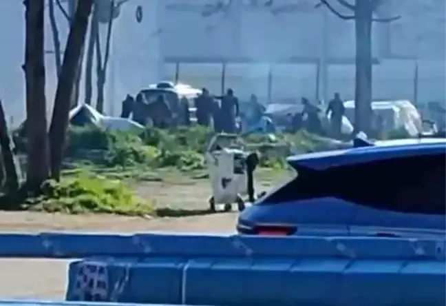 Bursa’da Taşlı Sopalı Kavga