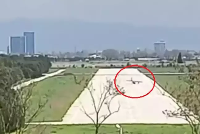 Bursa’da iniş takımı kırılan eğitim uçağındaki 2 kişi ölümden döndü