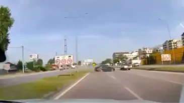 Bursa’da Lastik Patlaması Kazaya Neden Olmadı