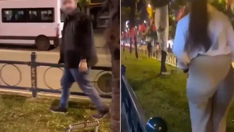 Türk bayrağını yakmaya çalışan şüpheli yakalandı! Bakın üstünden ne kimliği çıktı