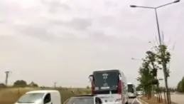 Bursa’da Düğün Konvoyunda Trafik Kaosu: Otobüs ve Tehlikeli Sürüşler
