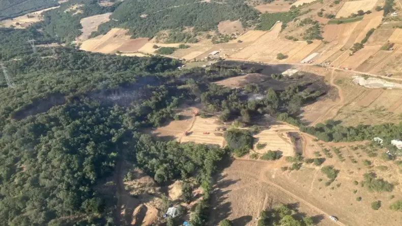 Kestel’deki Yangın Kontrol Altında