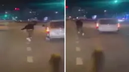 Yol verme kavgasında baltayla saldırdı