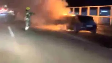 Bursa’da Seyir Halindeki Araçta Yangın